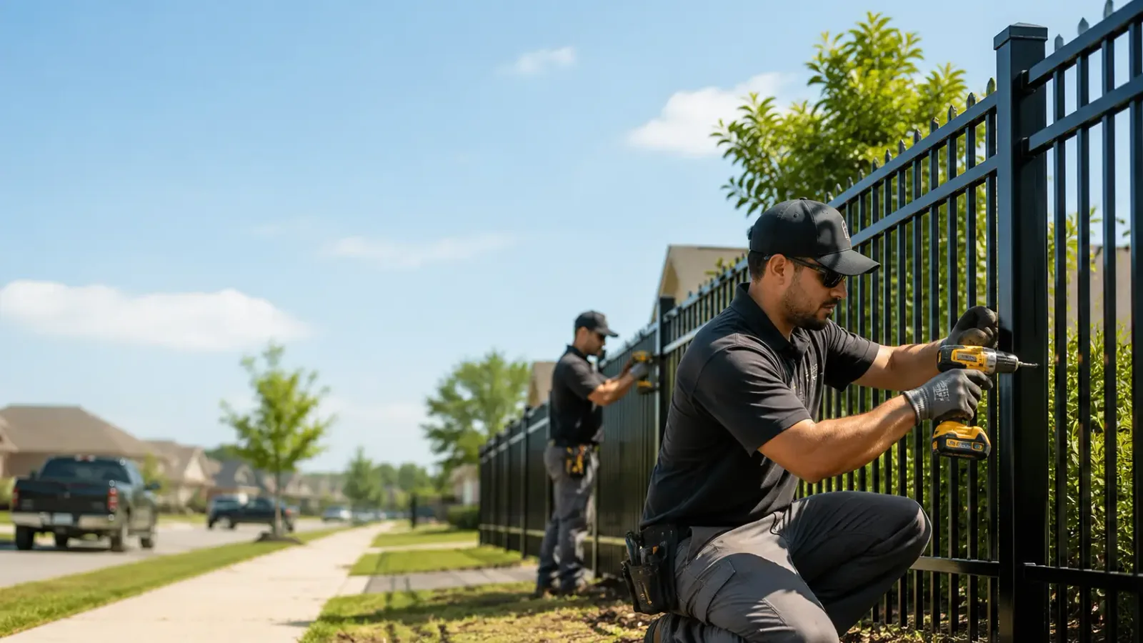 Metal Fence Installation in Oakwood, GA